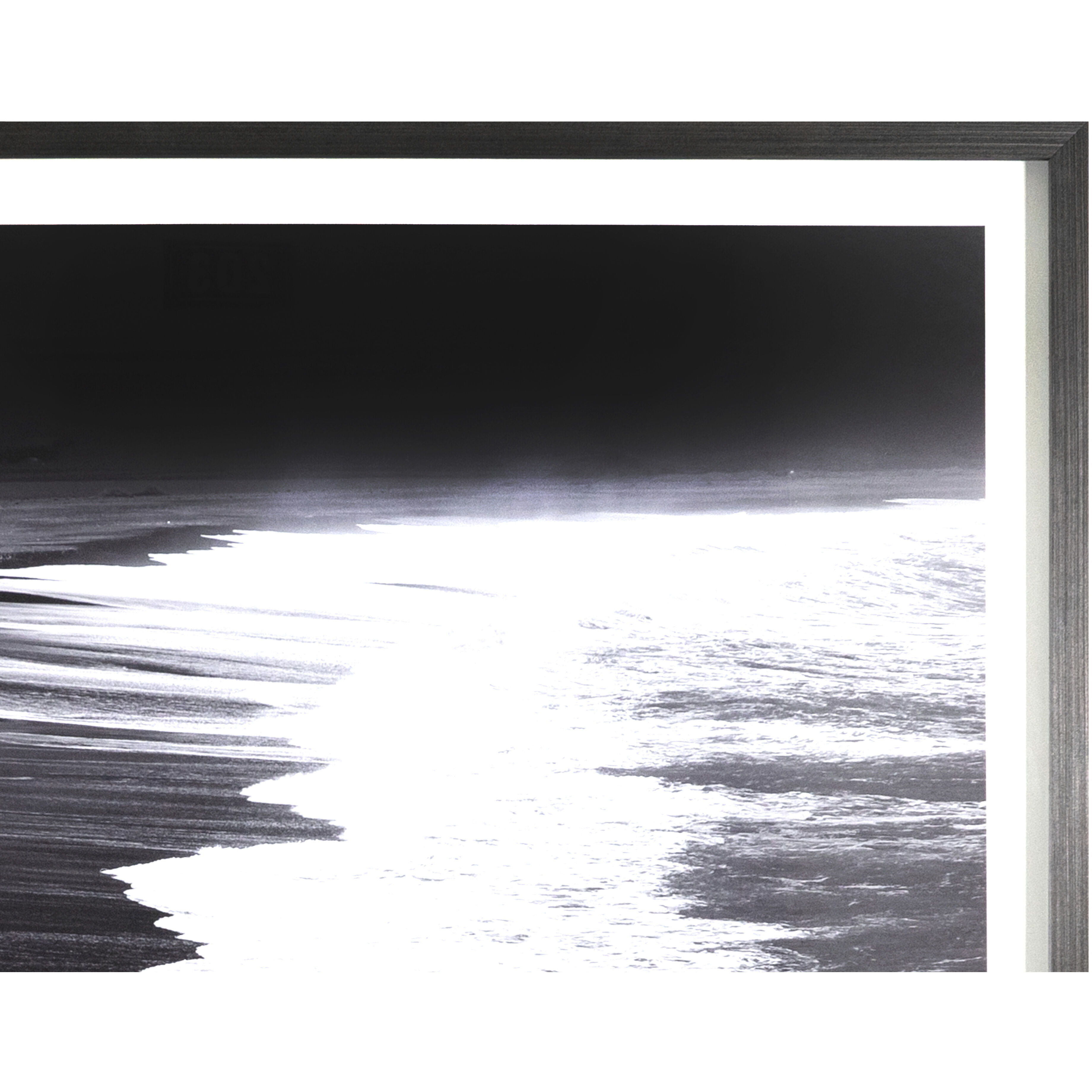 Washed Ashore Charcoal Luxe Art